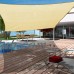 Sundale Outdoor 12'x12' Square Sun Shade Sail Canopy UV Blocked Outdoor Patio Cover Pool Awning   